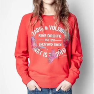 Zadig & Voltaire Upper Blason Brode Sweatshirt